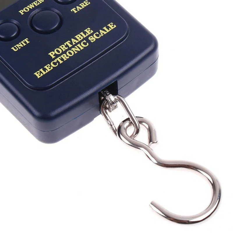 HOMEFISH Portable Handheld Electronic Scale Luggage Scale Digital Hanging Hook Scale for Food Weighting Gram Scale