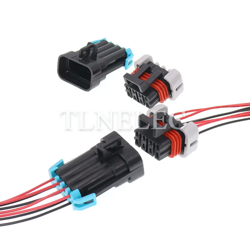 8 Pin Way 1.5 Series Auto Wire Harness Plastic Housing Waterproof Male Female Socket With Wires 12047931 12047937