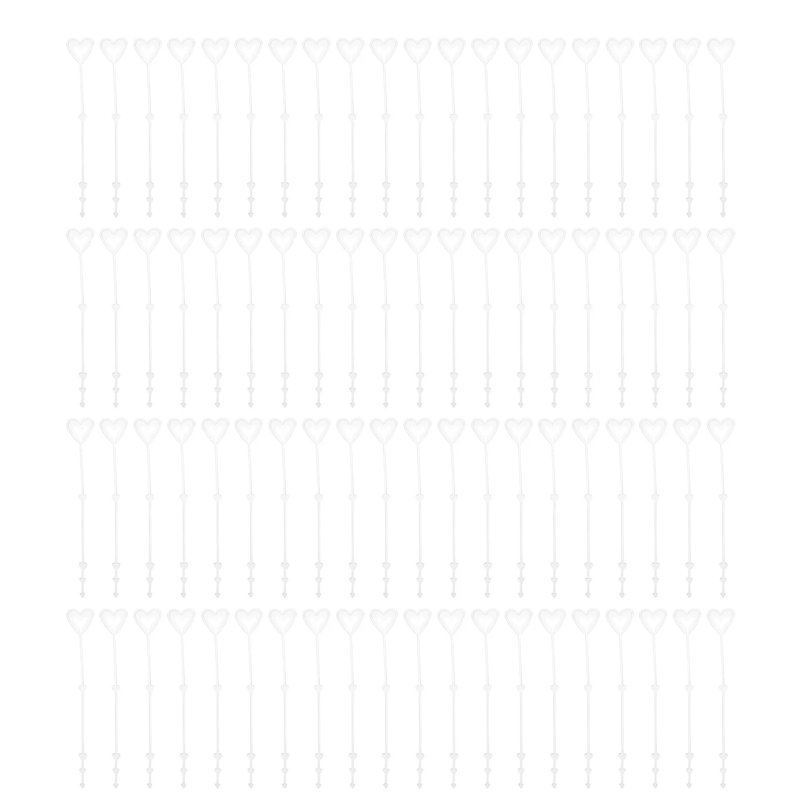 

160Pcs Heart Design Card Holder Clips for Bouquets Floral Arrangements Wedding Decorations Photo Sticks Flower Accessories