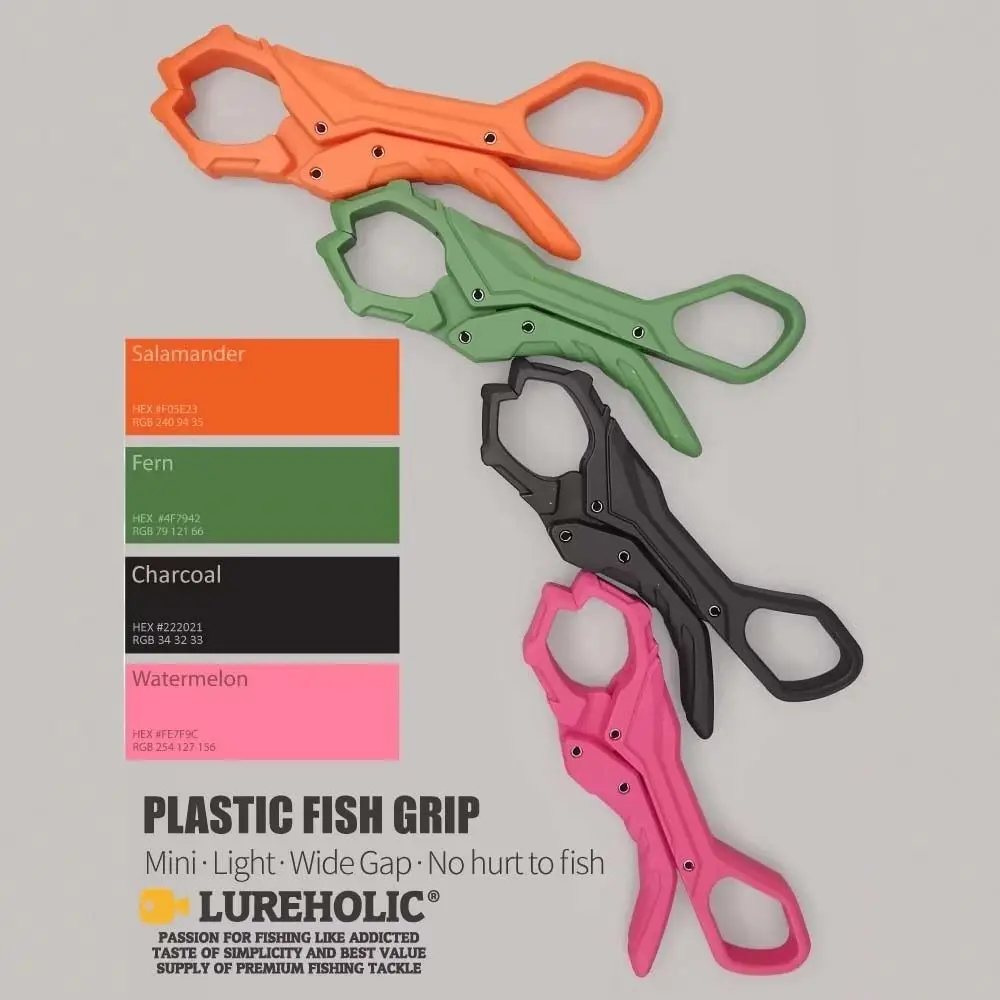 

Tackle Accessories Wide Gap Fish Grip No Harm To Fish 4 Colors Fishing Gripper Lightweight 13.5cm Fish Lip Holder Fishing Clamp