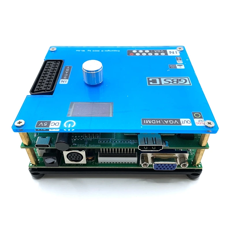 ที่ดีที่สุด GBSC Converter GBS ควบคุมเกมวิดีโอ Transcoder GBSC RGBS VGA Scart Ypbpr สัญญาณ VGA HD Upscalers
