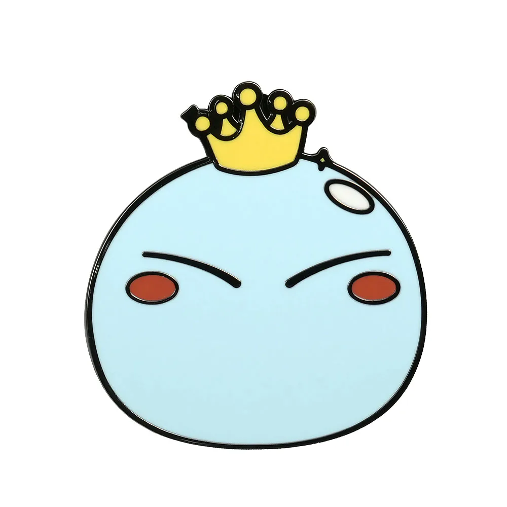 That Time I Got Reincarnated As A Slime Enamel Pin Rimuru Tempest Badge Kawaii Blue Jelly Brooch Cute Accessories