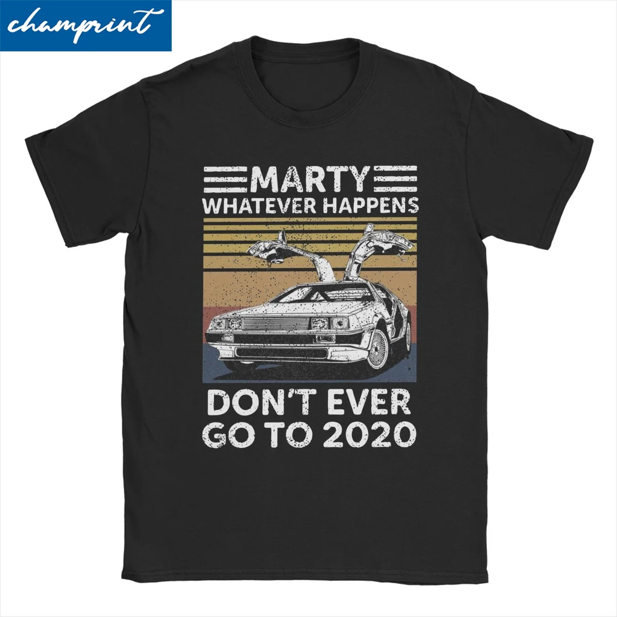 

Men Women T-Shirt Back To The Future Leisure 100% Cotton Tees Short Sleeve Delorean BTTF T Shirts Round Neck Clothing Printed