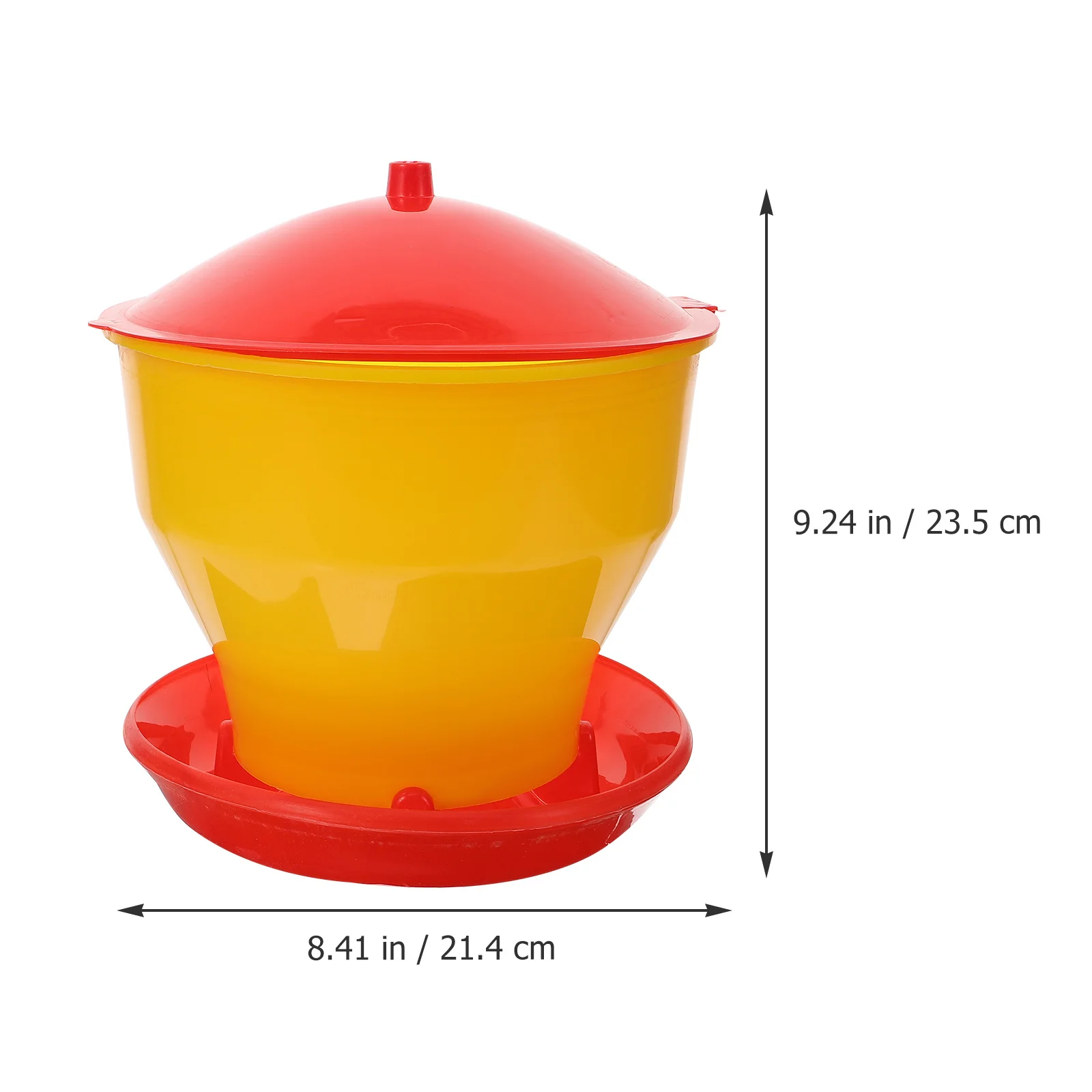 

Durable Plastic Chicken Feeder Automatic Poultry Food Dispenser Practical Chick Feeding Solution for
