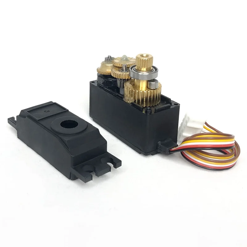 Servo de engranaje de Metal de 5 cables para Wltoys 12428, 12423, 12427, 1/12, piezas de mejora de coche RC, accesorios