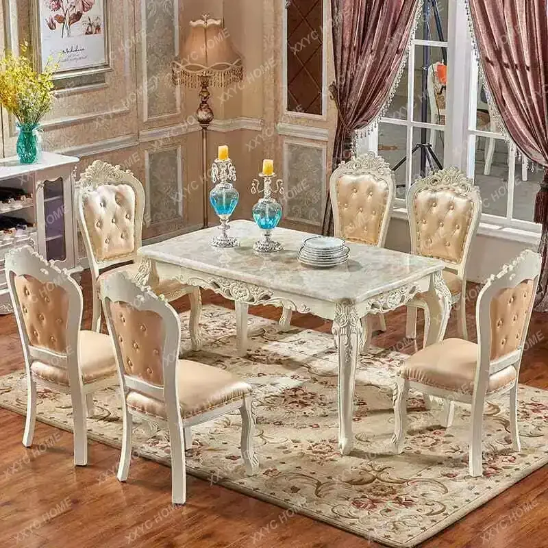 XXstyle small apartment modern rectangular matching household dining table