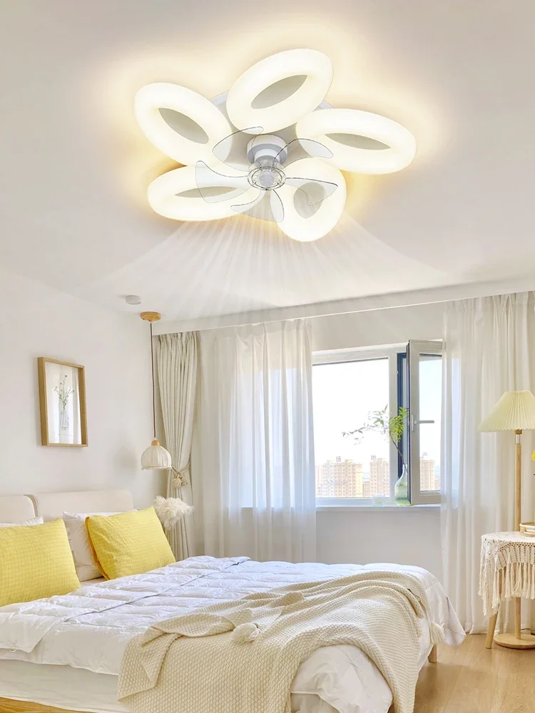 LED Aluminum Bronze 110v220v Quiet Super Wind Ceiling Fan With Light Indoor LED Ceiling Lights