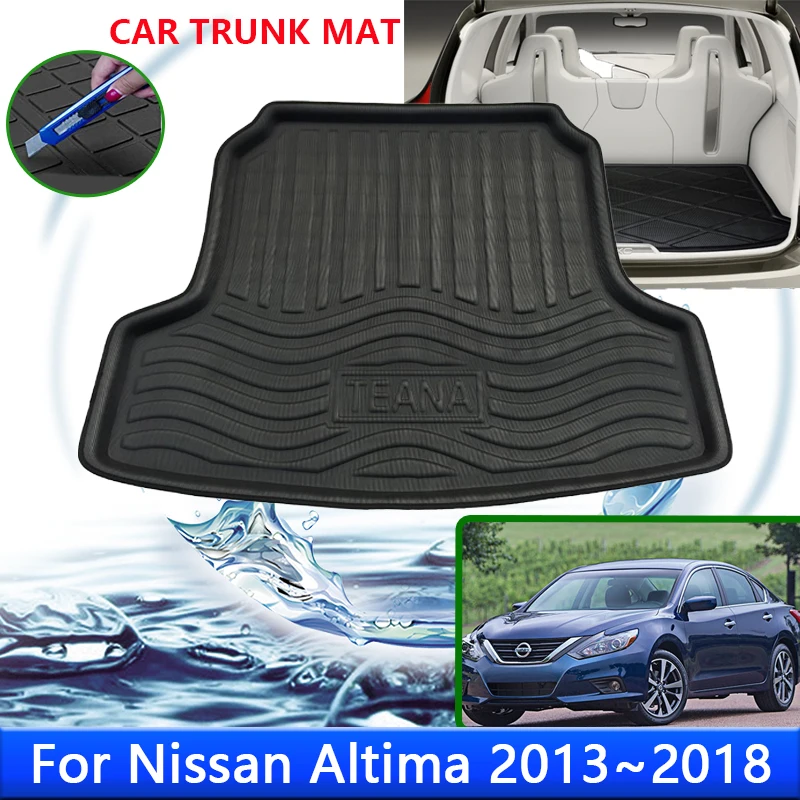 

For Nissan Altima 2013 2014 2015 2016 2017 2018 L33 Car Rear Trunk Tray Cargo Boot Waterproof Liner Mat Floor Carpet Accessories