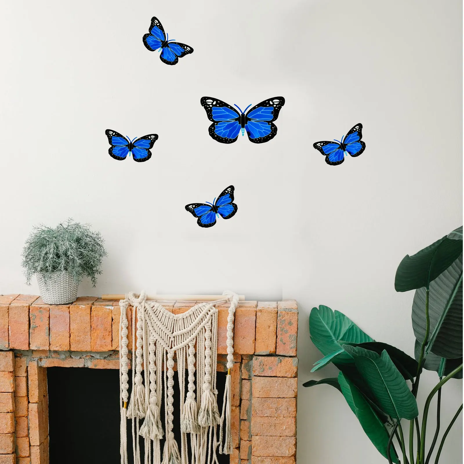 

Flexible Silicone Wall Butterfly Mold Decorative Craft Making Mould Butterfly-Shape Diy Ornament Decor Manual Molding Tool For
