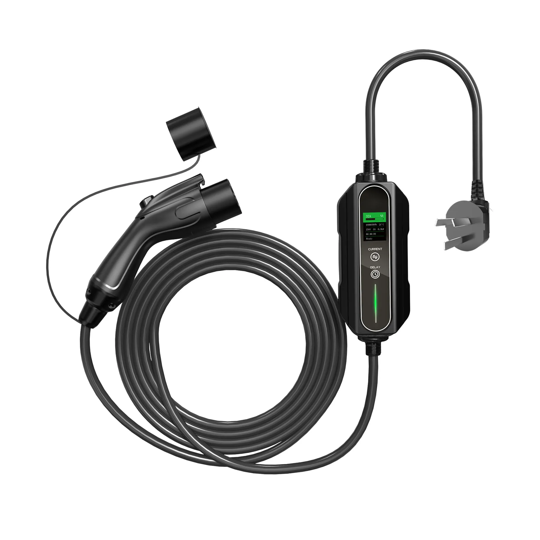 Ac Portable Movable Smart Sae J1772 GBT 16a Ev Charging Station  Type 1 Ev Charger Level 2 TYPE2 CHARGER