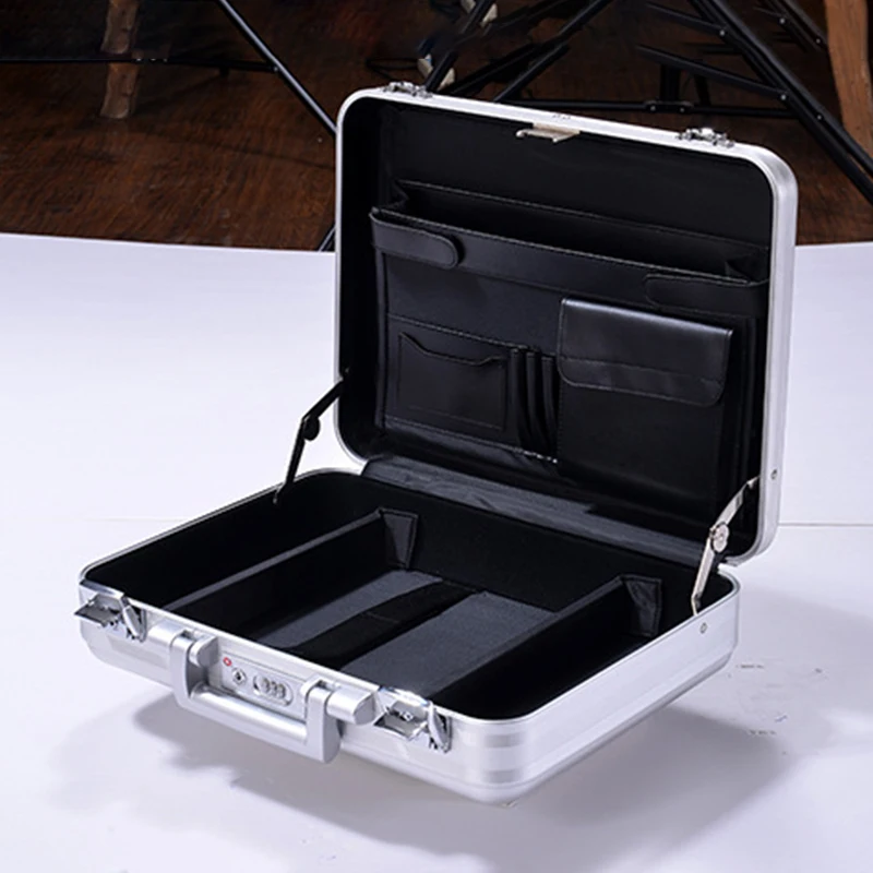 Complete Tool Case  Multifunctional Aluminum Waterproof Tools Box Household Work Equipment Box Metal Combination Lock Tool Boxes
