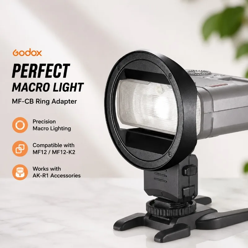Magnetic Snap-on Round Mount Base Matching Ring Flash Accessory Precise Circular Bayonet Lock Stable Adsorption Holder Compact