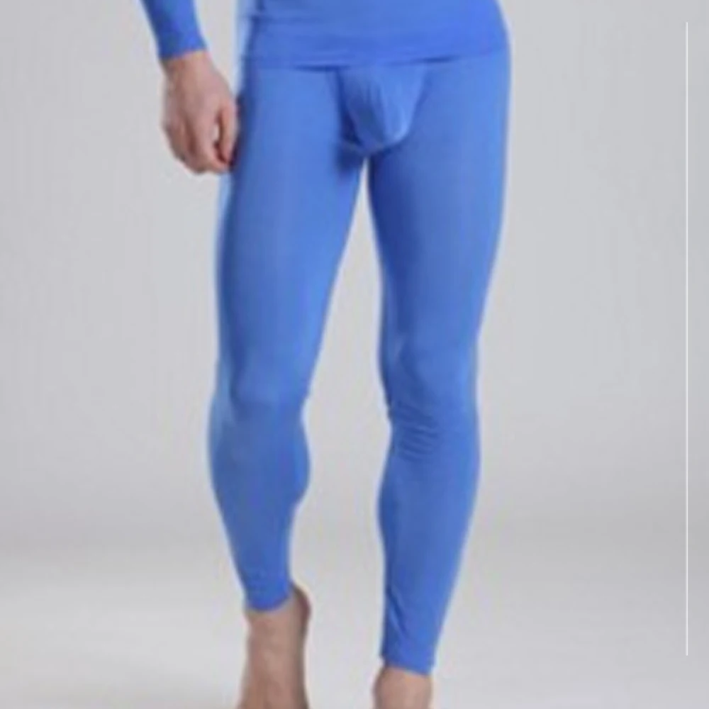 Legging Pria Bahan Sutra Es Tipis untuk Fitness Femboy, Celana Dalam Cepat Kering untuk Pria, Long Johns Ketat, Celana Bernapas, Celana Dalam Elastis