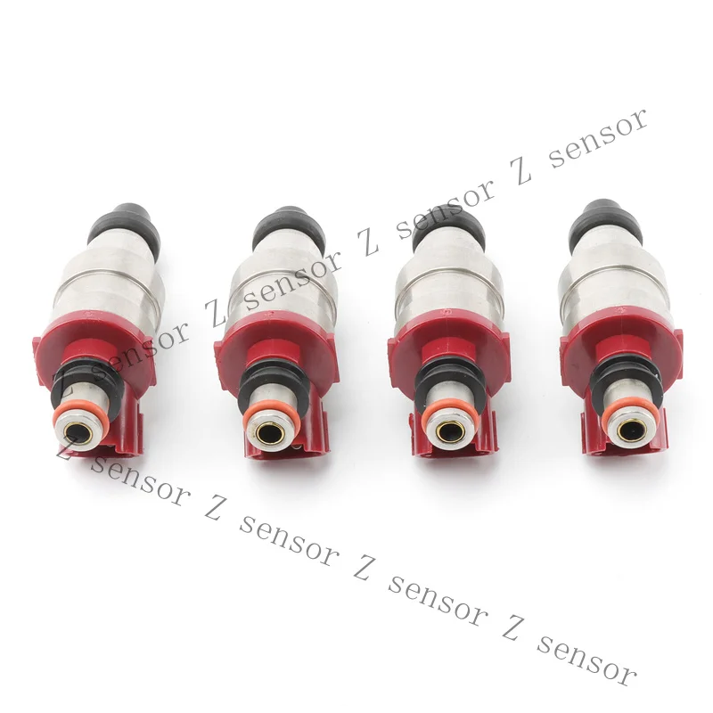 Set of 4 For Mazda B2600 MPV G609-13-250 High impedance flow match Fuel Injector
