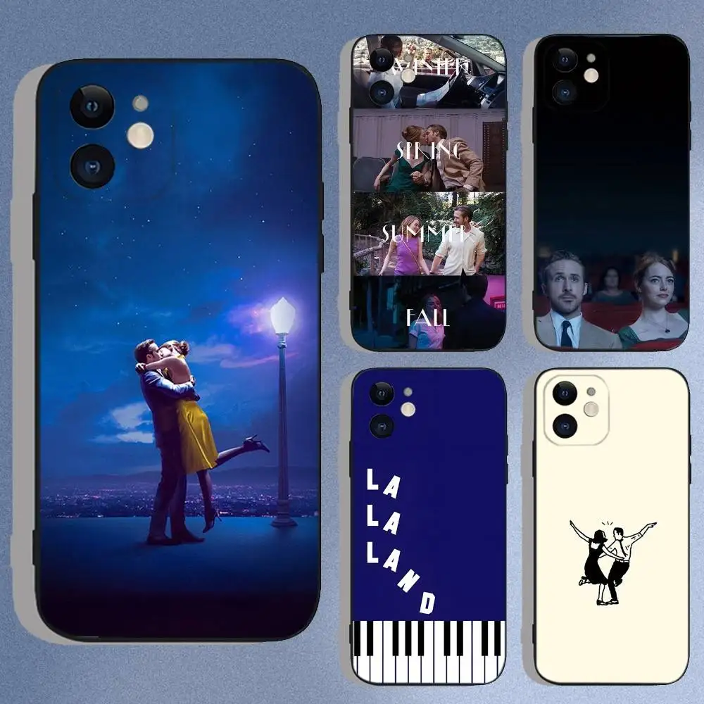 

LaLaLand City Of Star Phone Case For iPhone 16e,16,15,14,13,12,11,XS,XR,X,8,7,Pro,Max,Plus,Mini Silicone Black Funda Shell