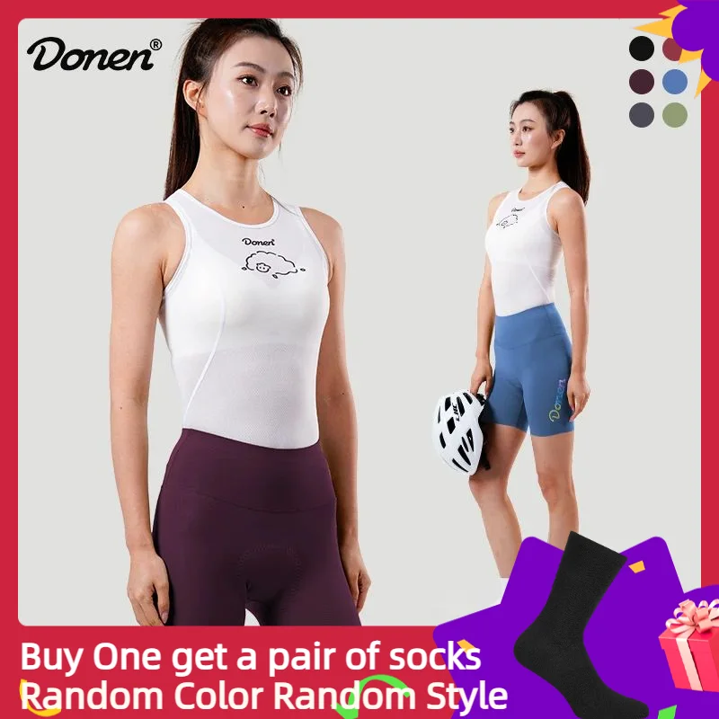 

Donen Women's Cycling Shorts High Elasticity Cycling Shorts Heat Dissipation Women's Cycling Clothing Quick Drying Shorts