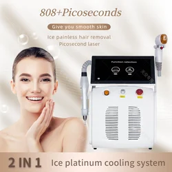 808 755 Alexandria Equipment 4 Wave IPL 2024 Portable Permanent Professional Diode Ice Titanium Laser Body Hair Removal Machine