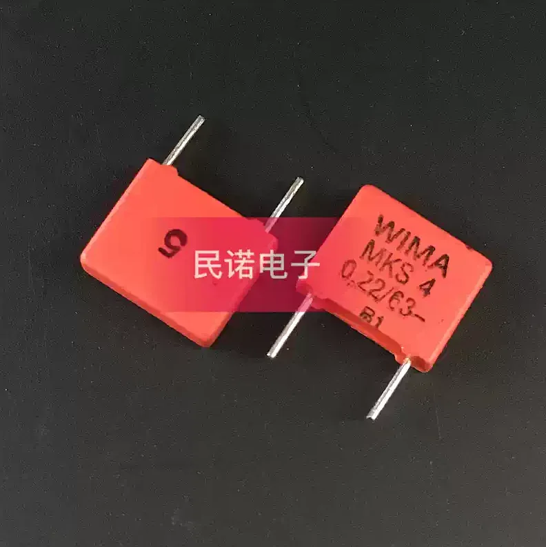 10PCS/50PCS WIMA 7.5MM red capacitor 10NF 1500PF 220NF 33NF 470PF 68NF 1UF 2.2 MKP4 MKS4 MKP10 FKP3  275V 100NF 100B 630V 400V