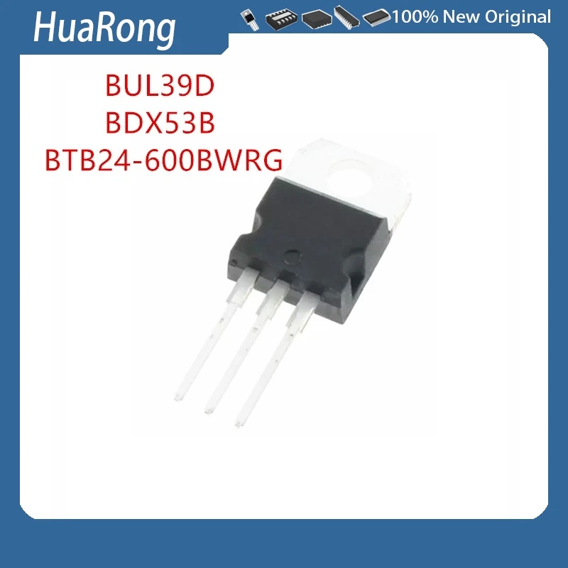 20Pcs/Lot BUL39D  BTB24-600BW BTB24-600BWRG BTB24 BDX53B BDX53 TO-220