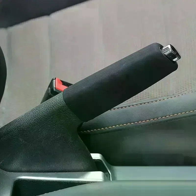 Car Auto Universal Silicone Shift Gear Shift Head Knob Cover Handbrake Hand Brake Covers Sleeve Case Skin Protector Car Interior