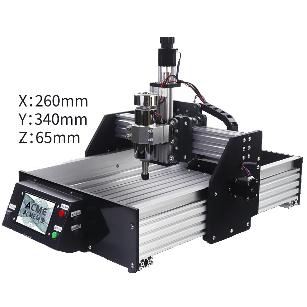 3 Axis Offline Control CNC Engraving Machine 400W DIY CNC Wood Router 3040 Spindle Motor Limit Switch PCB Milling Cutting Tools