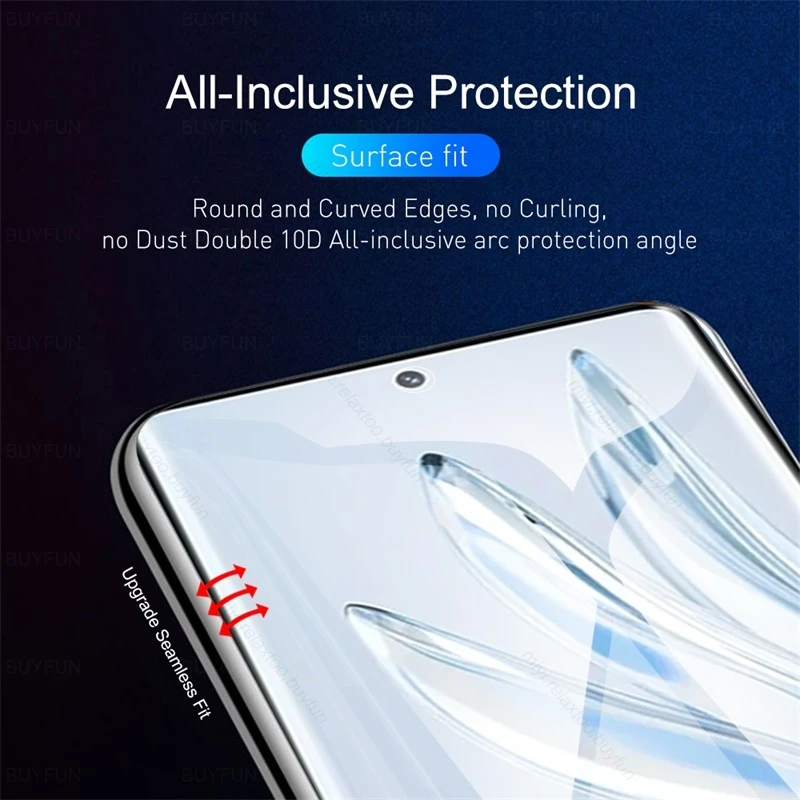 Película de hidrogel frontal y trasera transparente 3 en 1 HD para cámara Honor 70 5G, Protector de pantalla de cristal Honar Honer 70, no vidrio, películas suaves Honor70