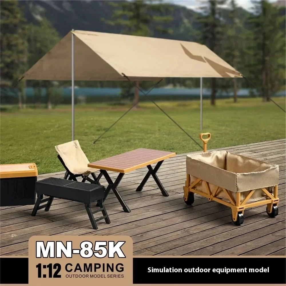 ใหม่ 1/12 Rc รถ Mn85k จําลองกลางแจ้ง Sunshade Camping เต็นท์ทรายบันไดโต๊ะและเก้าอี้ Camping ชุด Diy เด็กของขวัญ