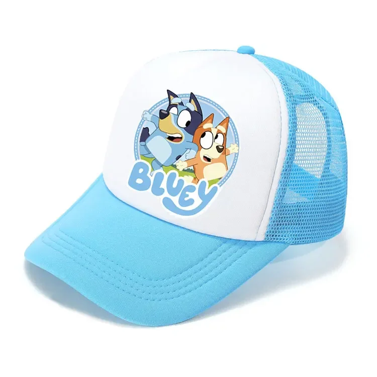 Cartoon Blueys Baseball Cap Bingo Children Sun Hat Summer Breathable Hip-hop Hat Fashion Cartoon Cap Children Birthday Gift