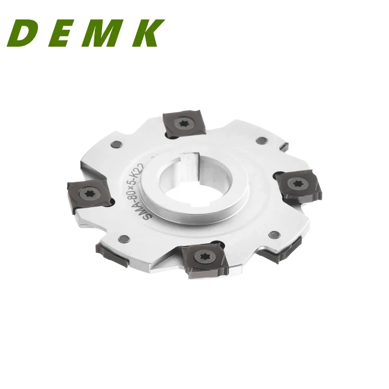 Imagem -03 - Cortador de Trituração Facial do Cnc Indexable Dispensable Indexable T-entalhe Smp01 50 63 80 100 125 Xseq12