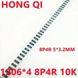 50PCS 1206x4 1206 1206*4 8P4R Original new 1K 10K 47K 473 2K 202 2.2K 2K2 222 100k 104 103 res network SMD 33k 333