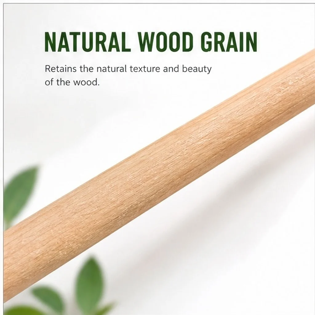 Hardwood Garden Tool Handle Replacement for Hoe Hatchet Weeder Shovel Farming Landscaping Hand Tools