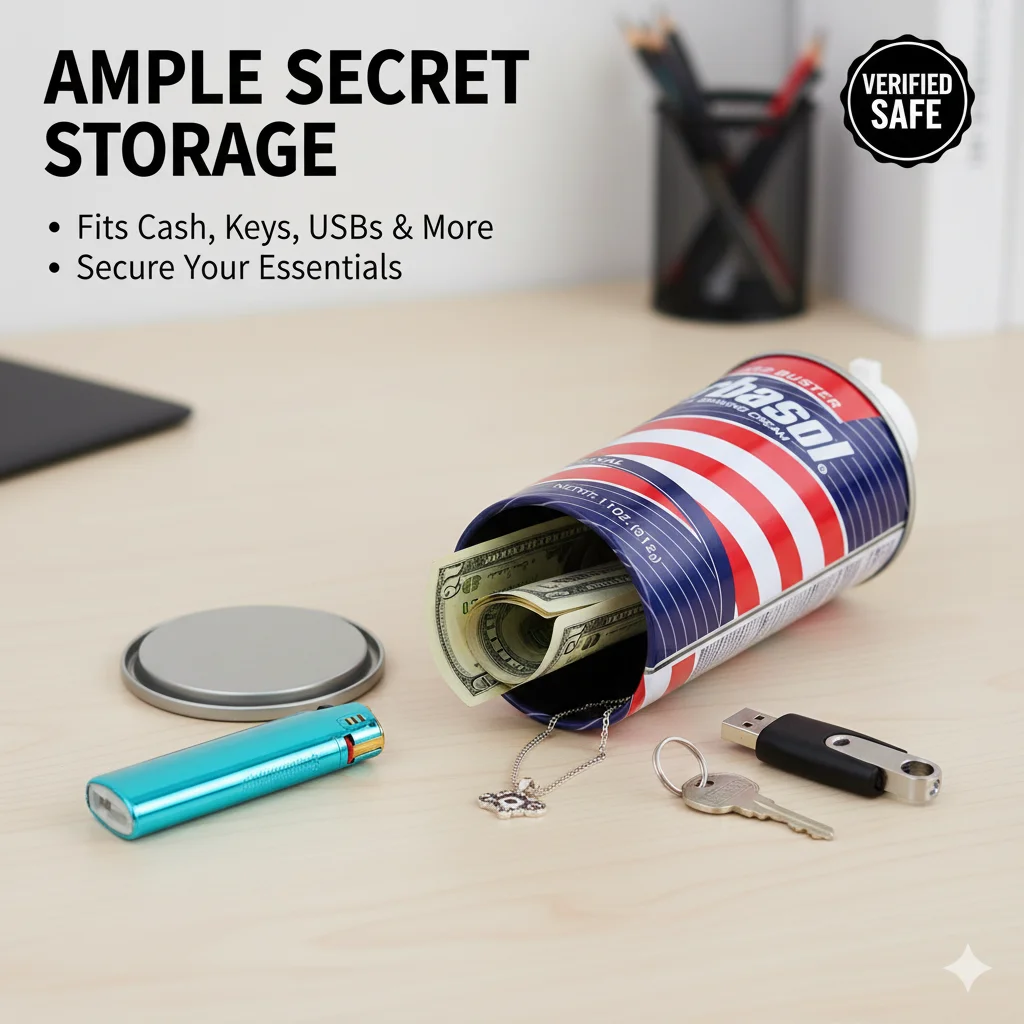 

Barbasol Dennis Nedry Jurassic Park Movie Dinosaur DNA Tube Jar Canister Decoration Prop Desktop Ornament Party Gifts