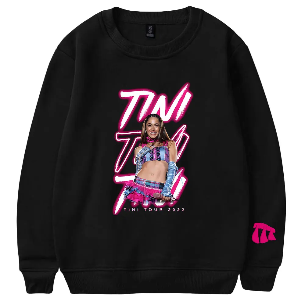 Tini Stoessel Sweatshirt Pop Singer Merch Unisex Crewneck Long Sleeve Streetwear 2023 World Tour Women Men Fashion Clothes