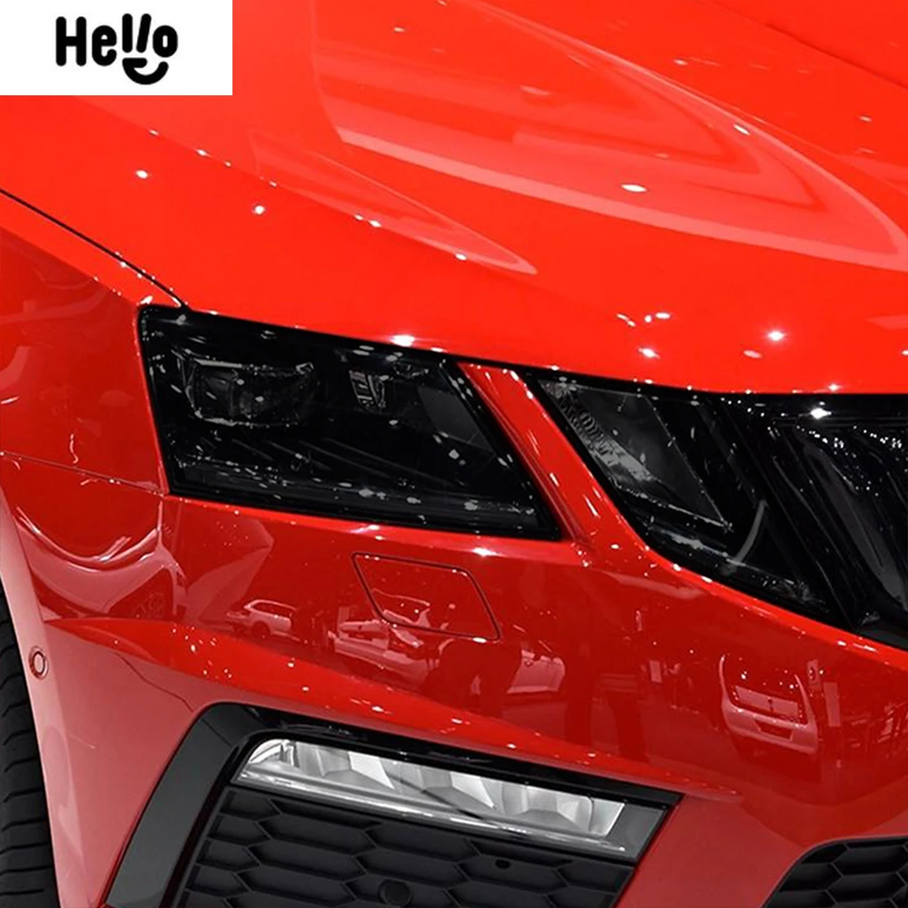

Car Headlight Tint Black Protective Film Protection Transparent TPU Stickers For Skoda Octavia 2017 2018 2019 Accessories