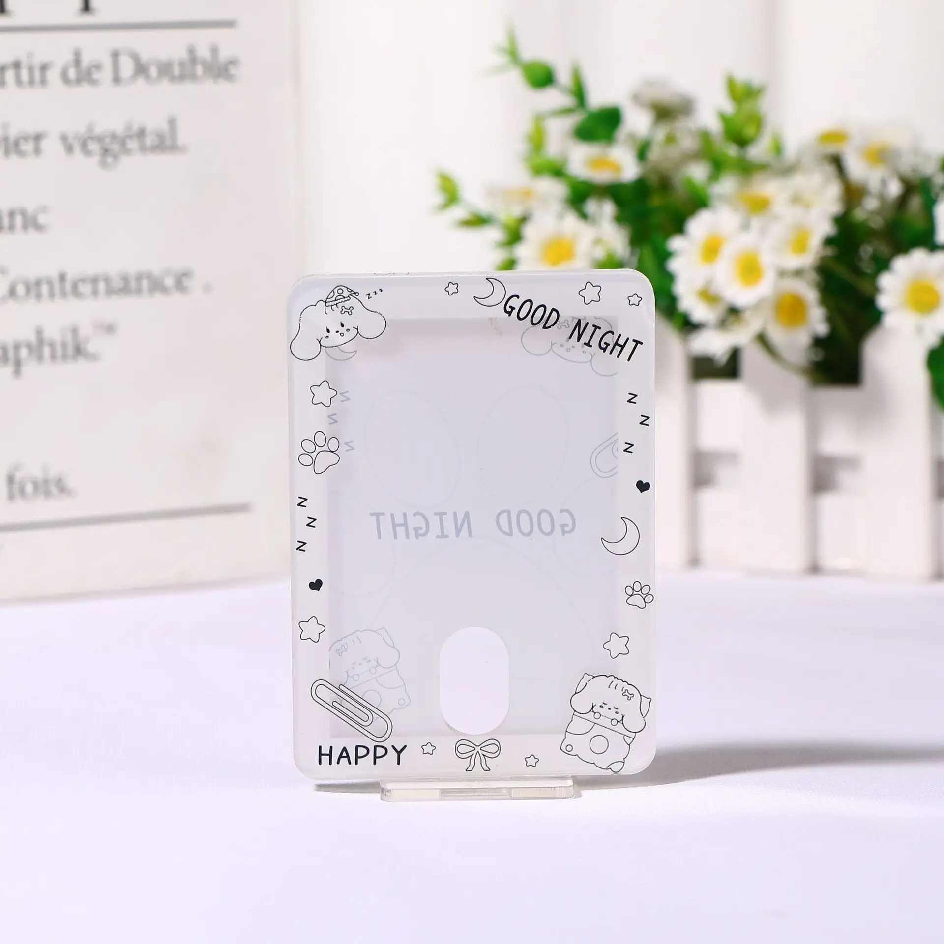 Annual Dog Small Display Stand, Brick, Standing Goupan Desktop Cover, Protective Card Cover