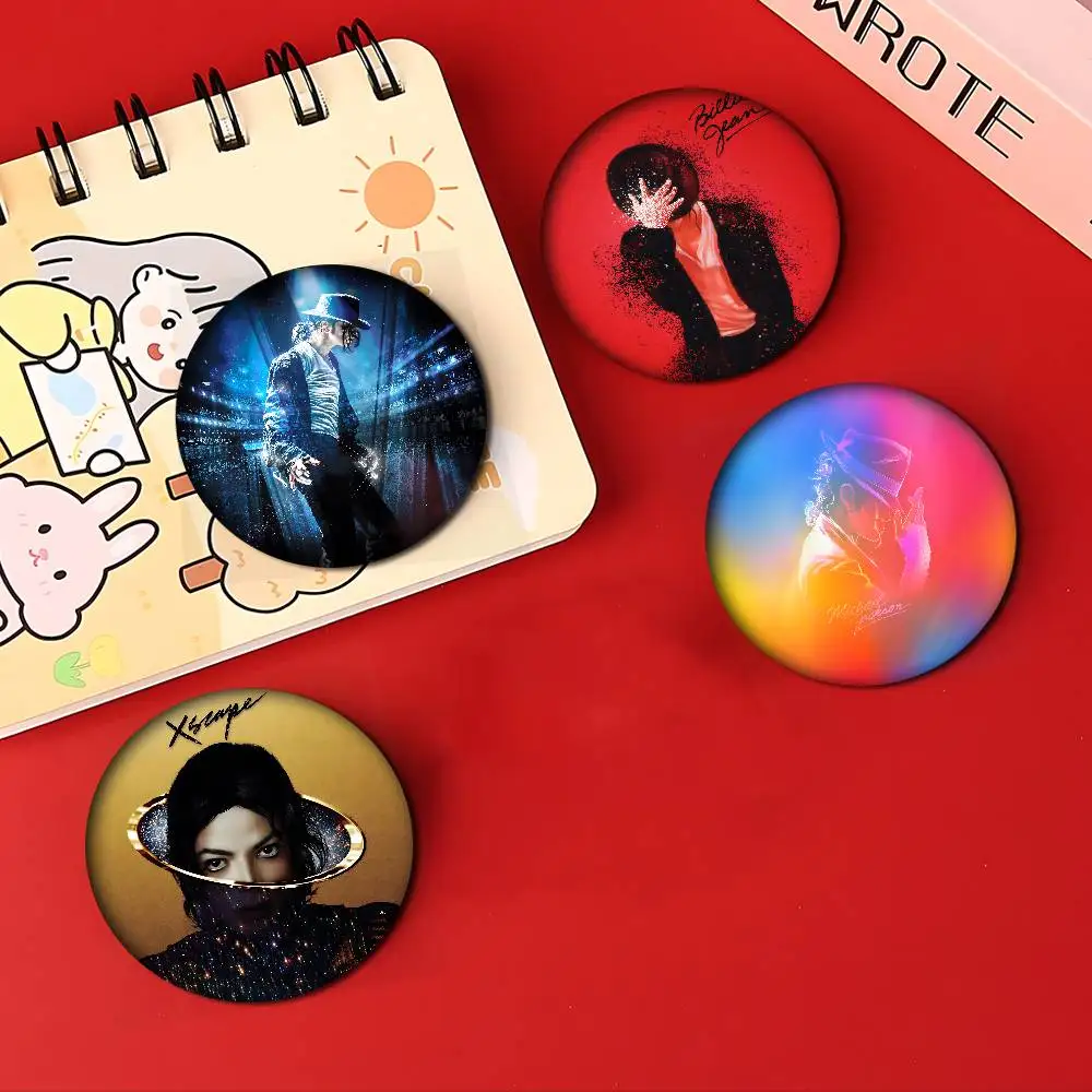 شارات مايكل جاكسون الإبداعية صفيح لينة زر دبابيس الحيوان أيقونة بروش التلبيب على ظهره شارة الملحقات دبوس #3