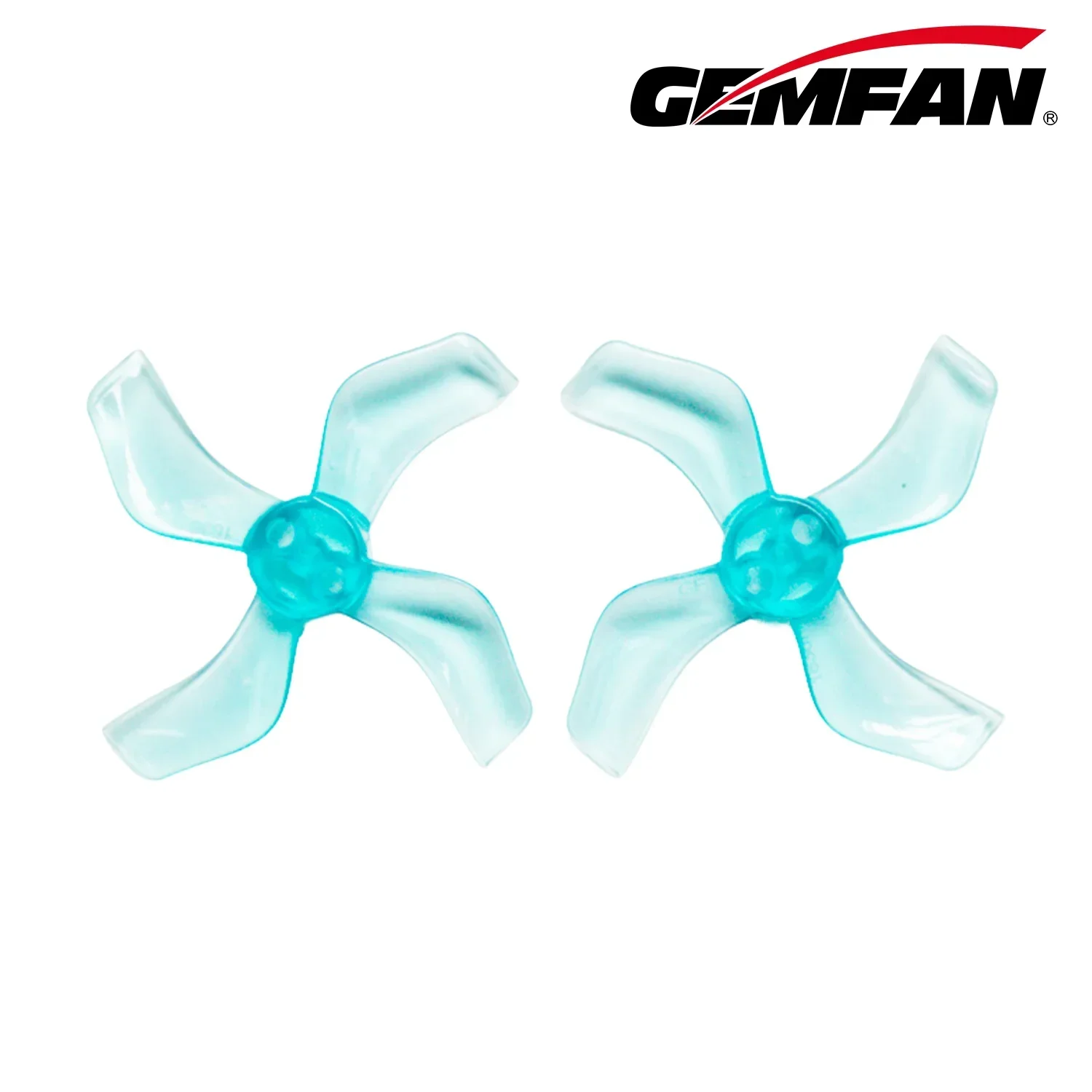Gemfan 1636 Quad-Blade Prop 12 Pairs Random Color, 40mm T-Mount PC Props for 1103-1105 Micro Quad