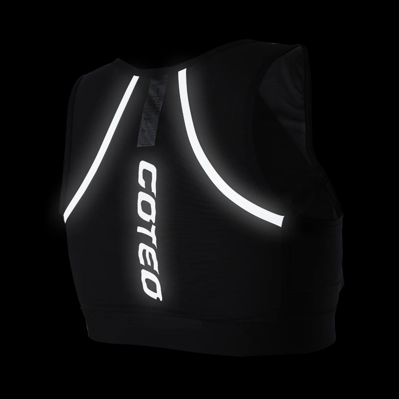 COTEO-Mochila deportiva multiusos, paquete de pecho reflectante para correr de noche, Camping, senderismo, Trekking, mochila de escalada