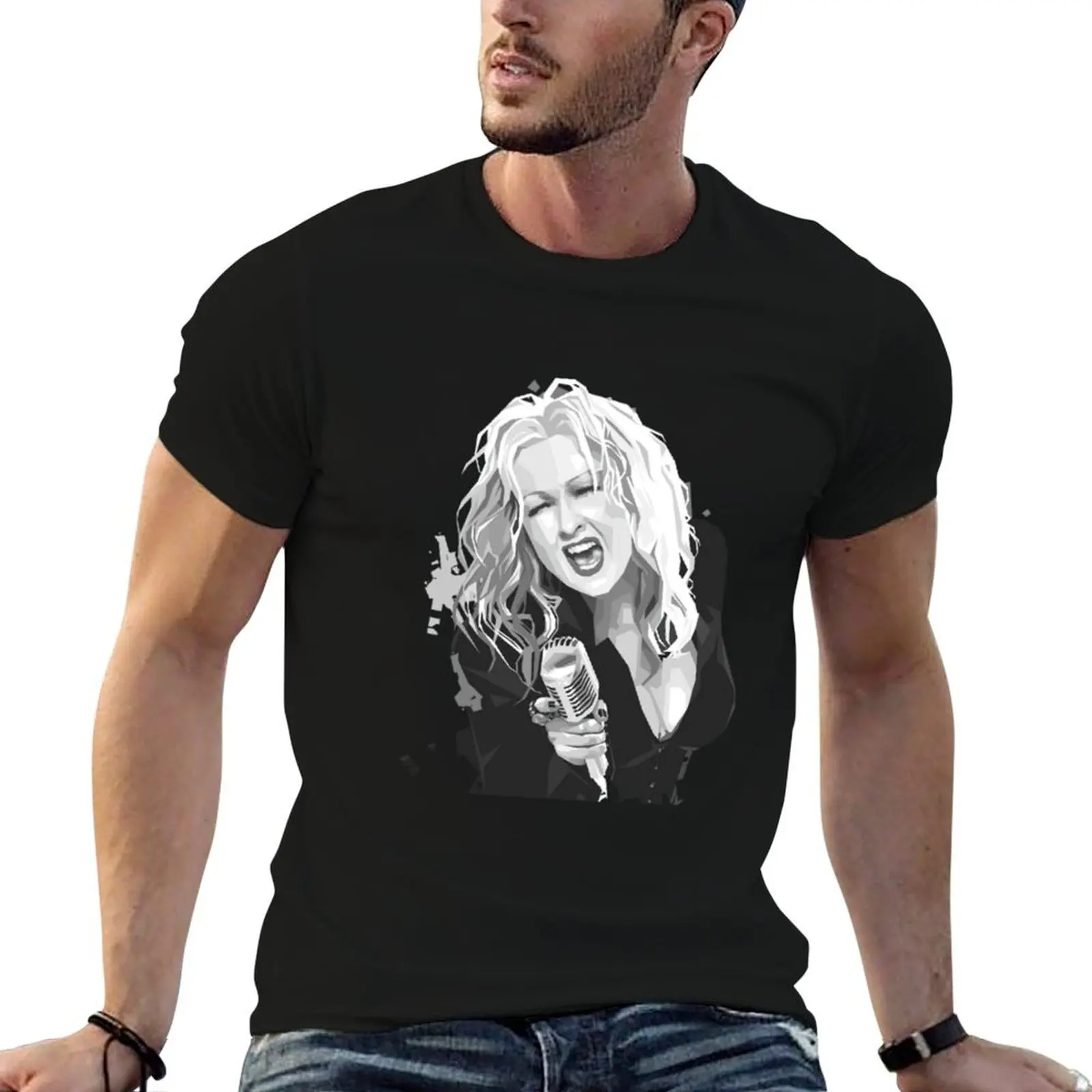 

Cindy Lauper T-Shirt designer shirts Blouse sports fans mens big and tall t shirts