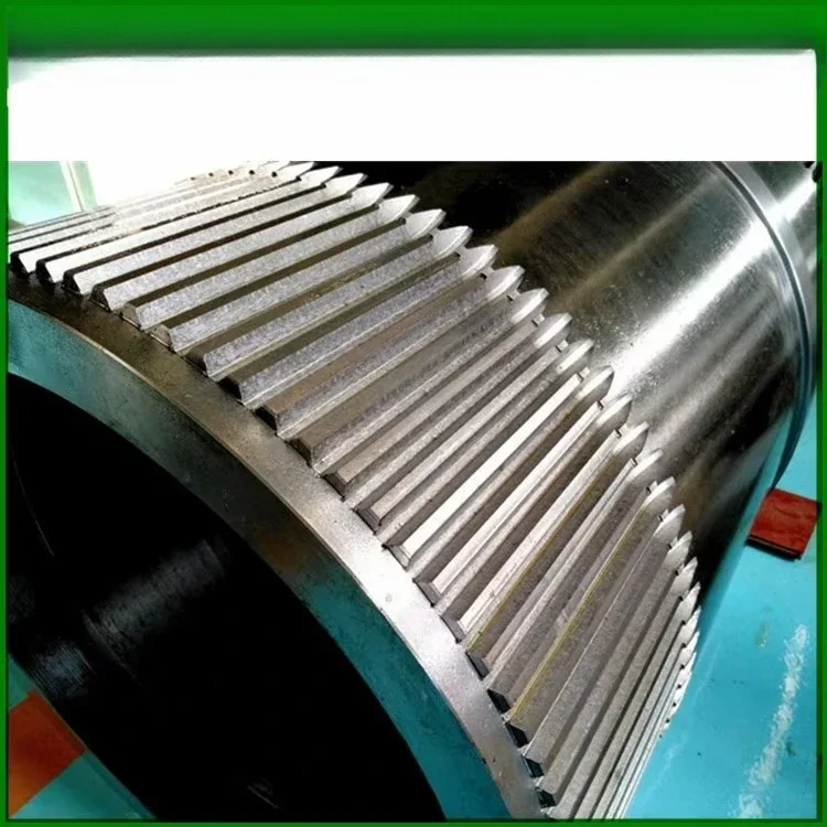 The Factory Manufactures Forged Alloy Steel Large Non-standard Drive Shafts Spline Shafts