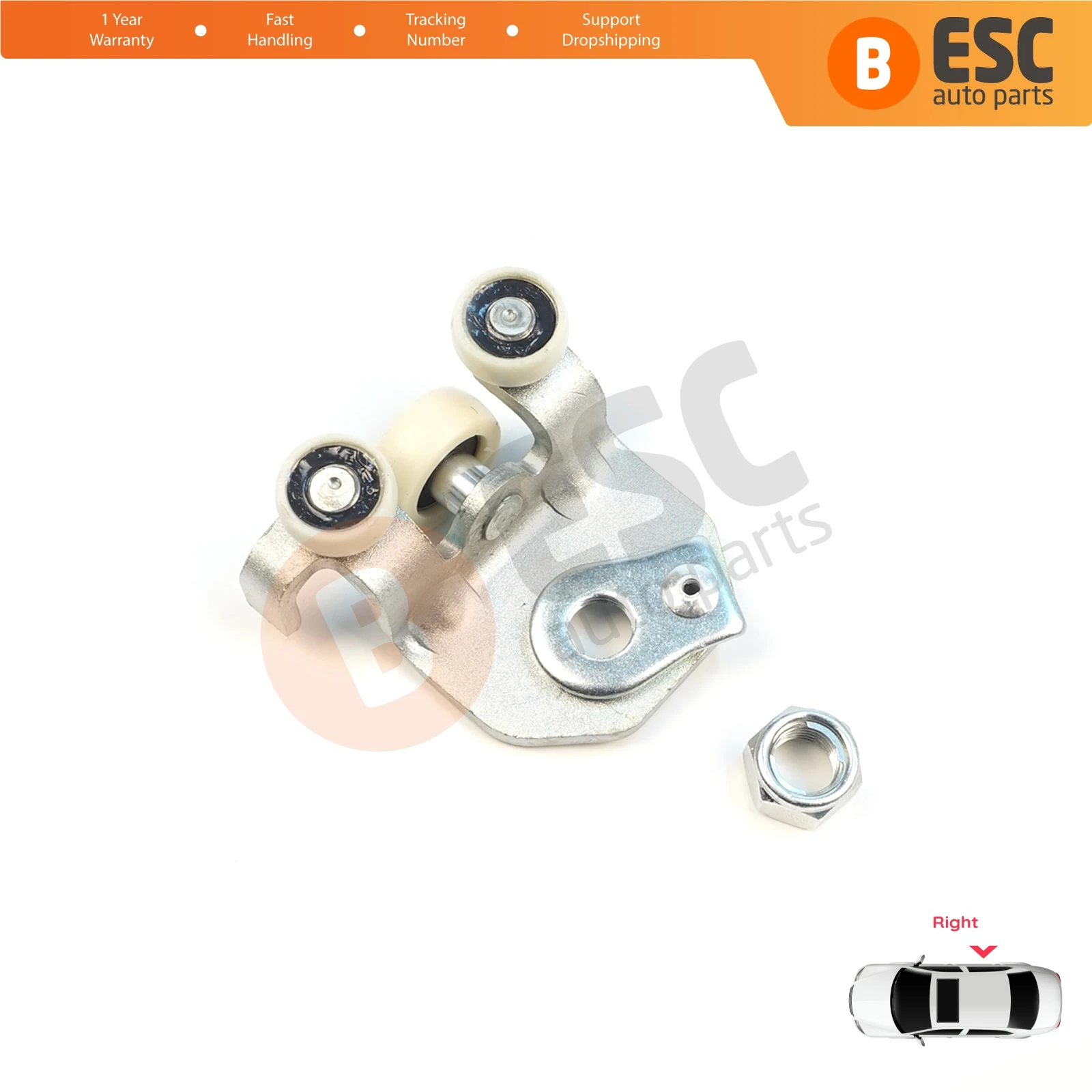 EDP1658 Rechter Schuifdeur Bovenste Rolgeleider Voor Jumper Relay Peugeot Boxer Ducato MK3 250 2006-On 1344234080