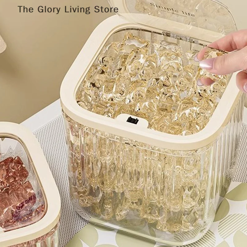 1pc Durable Moisture-Proof Laundry Powder Box, Large Capacity Laundry Pods Container, Scent Beads Organizer view 3