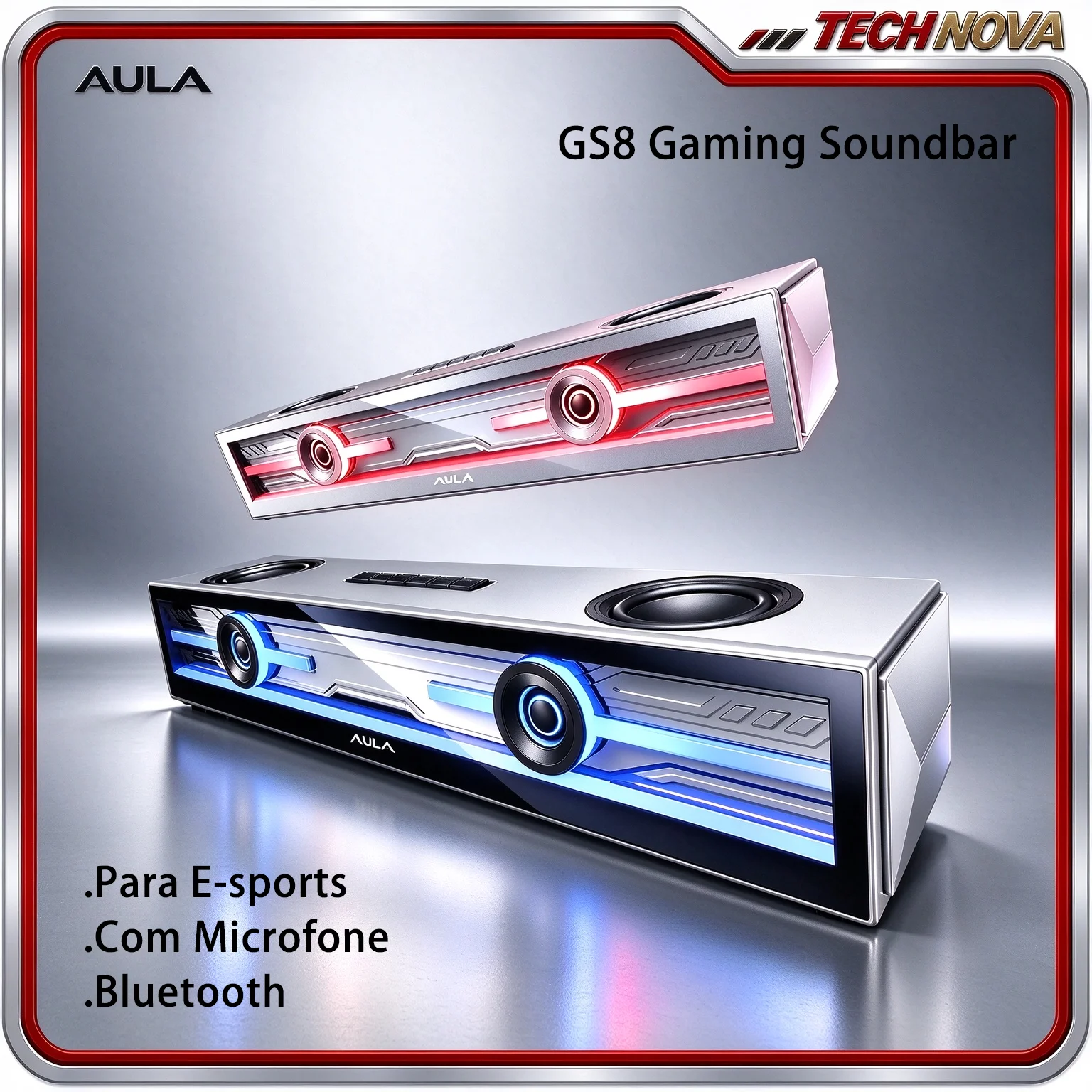 Rgb Computer Soundbar For Pc - Barra de sonido para juegos AULA