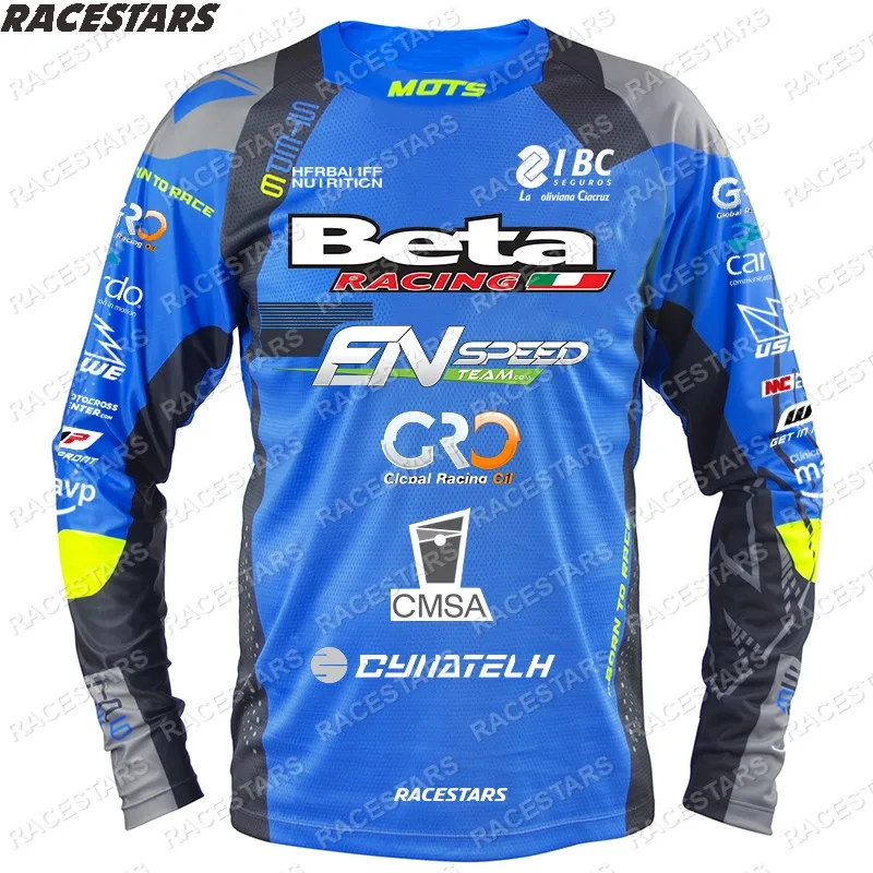 Enduro 2024 Downhill Mountain Jersey DIrt Bike MTB Long Sleeve Offroad DH Motorcycle Breathable Motocross Sportwear Clothing ATV