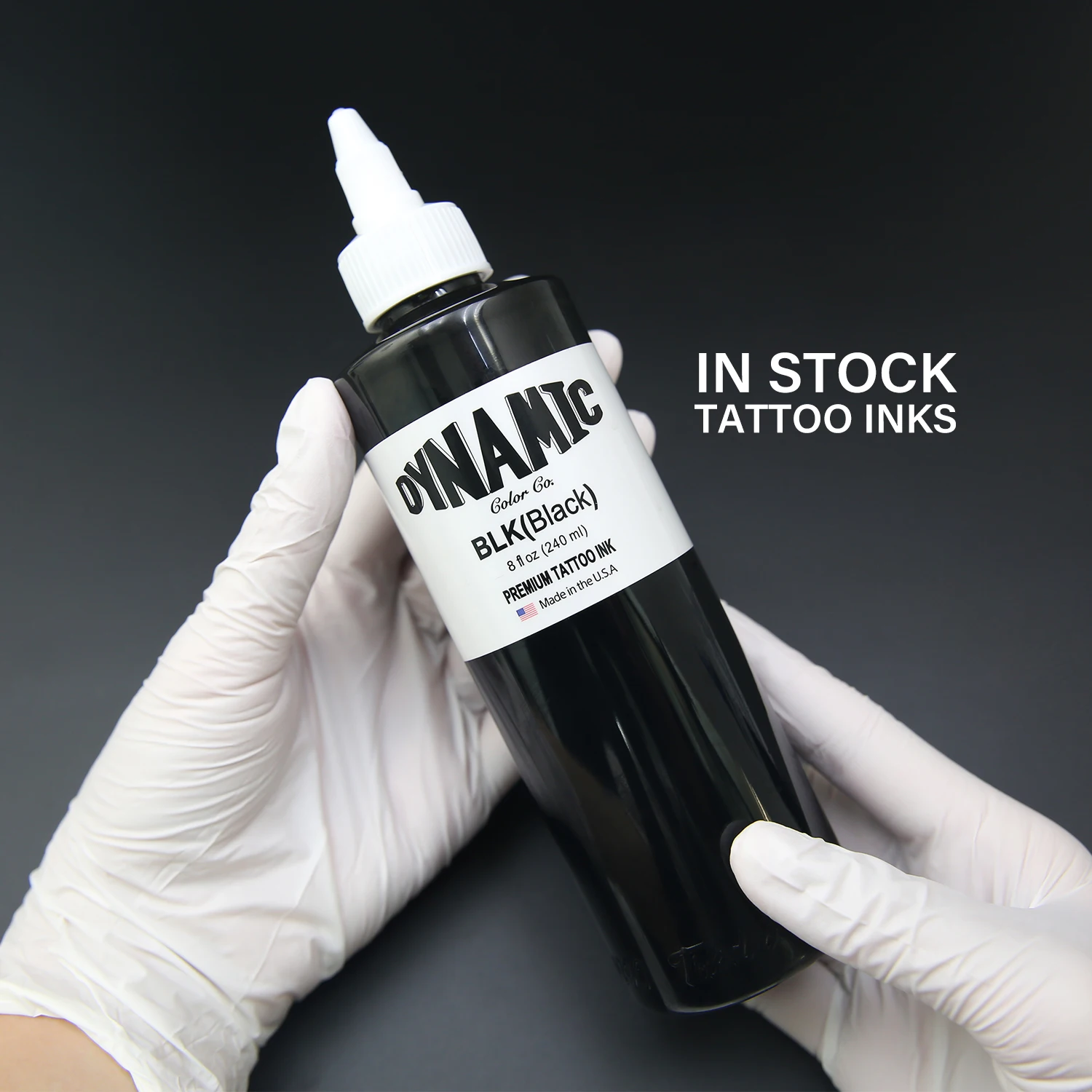 Pigmento de tinta de tatuagem preto, 8oz, 240ml, original, blk, dinâmico, triplo, tinta preta, pigmento de tatuagem profissional, pigmento permanente de arte corporal