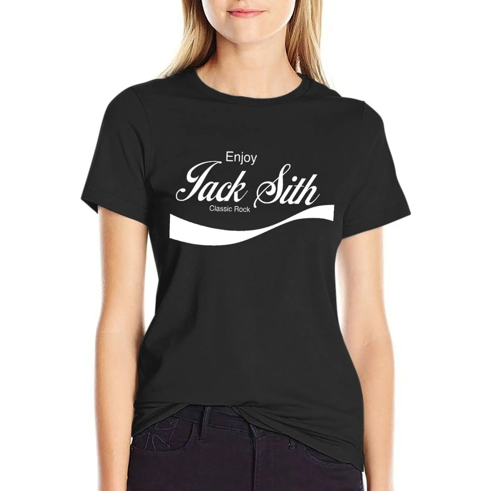 

Jack Sith cola T-Shirt cute tops Short sleeve tee korean fashion summer top clothes for woman