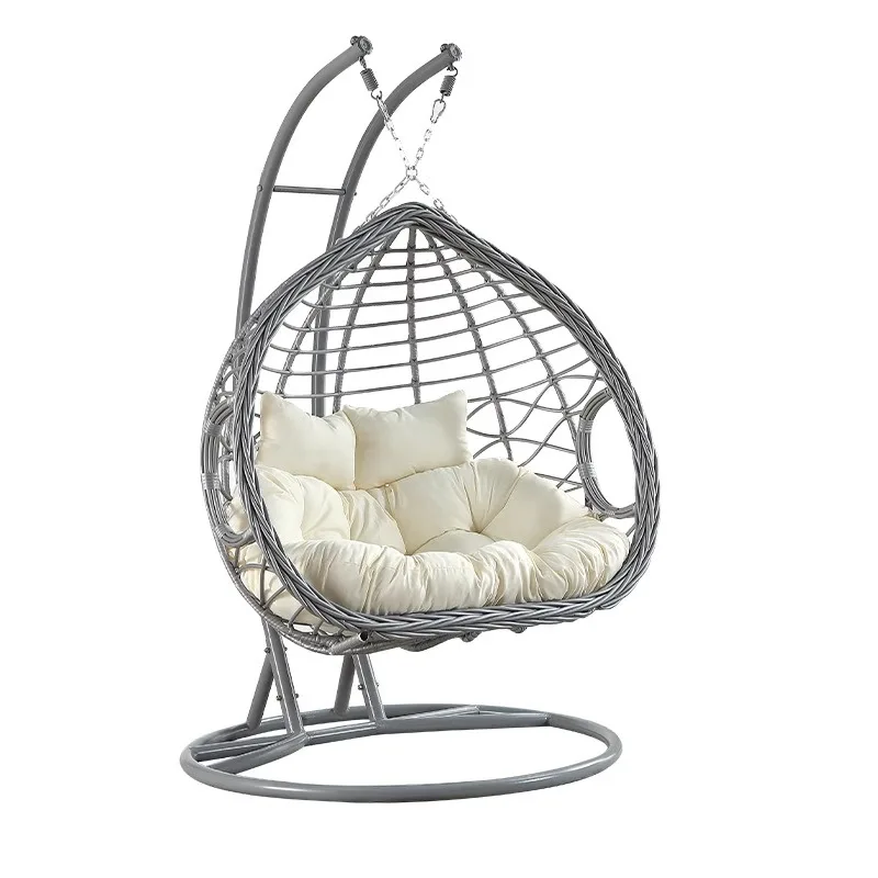 

Крытый и открытый балкон Двойной гамак Кресло-колыбель Домашняя спальня Стул из ротанга Подвесной стул Подвесная корзина Качели