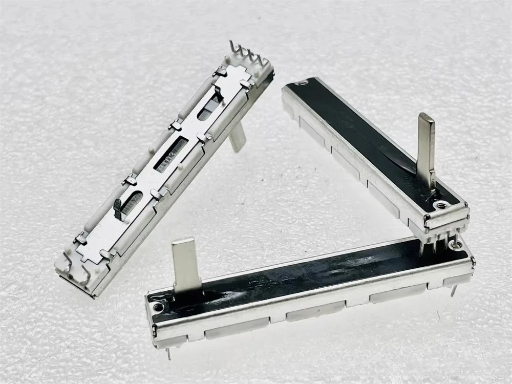 Double straight slide electric slotter for akai apc40 push rod b10k vertical push rod 60mm shaft length 15mm 20pcs