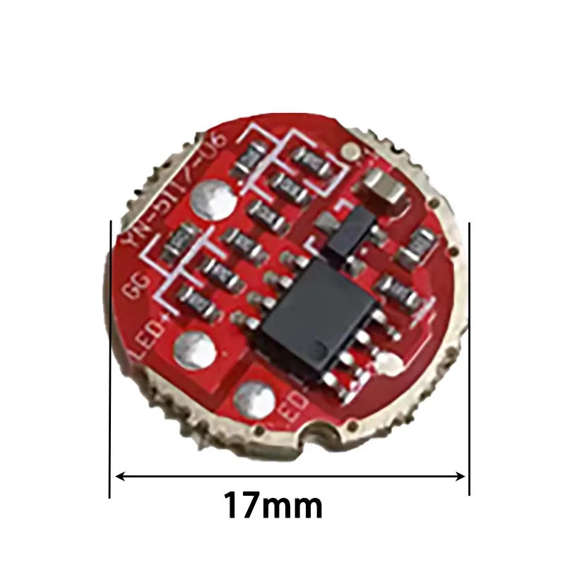 17/ 20mm 10W LED PCB Circuit Board Flashlight T6 L2 U2 Lamp Driver Plate