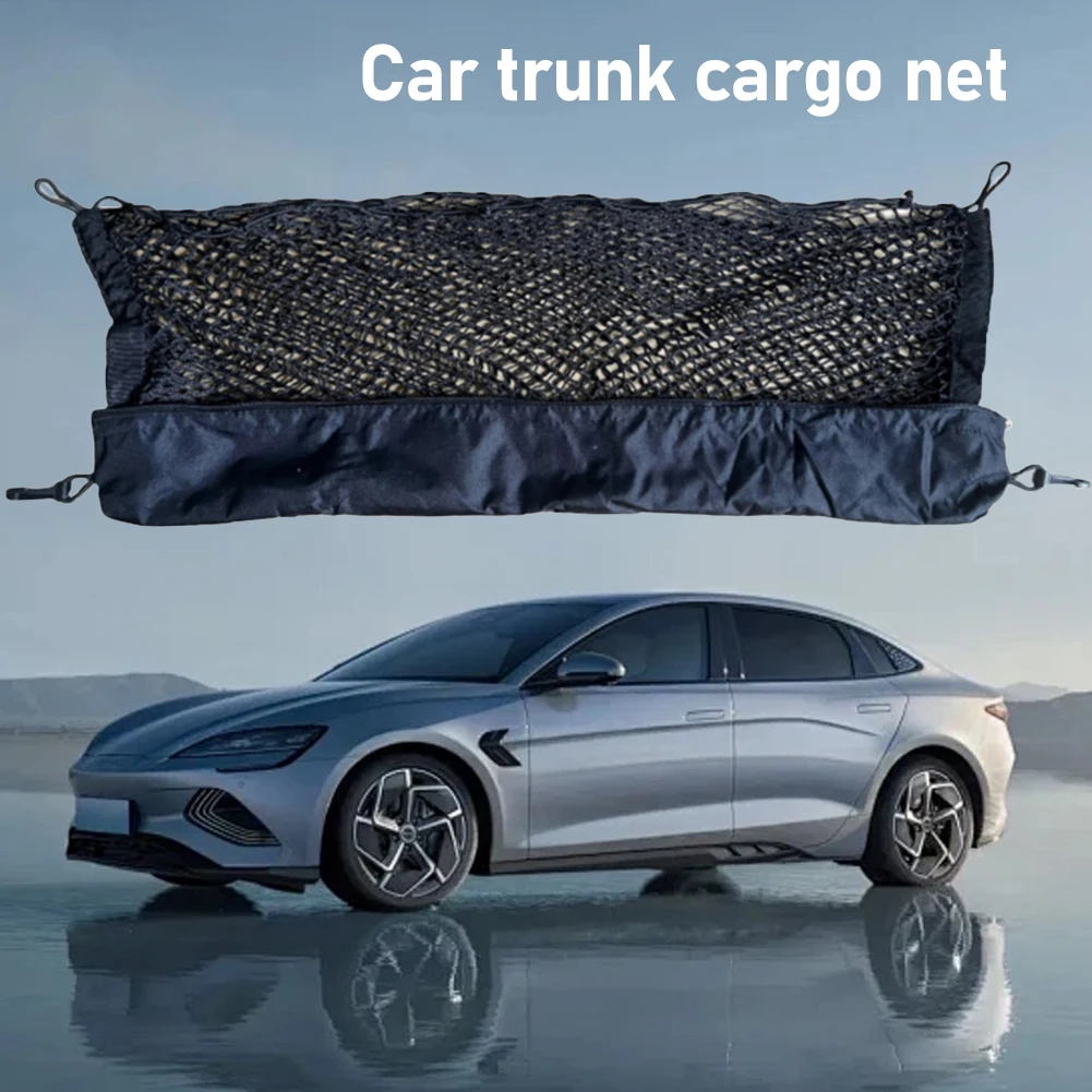 

Car Trunk Storage Net Elastic Oxford Rear Cargo Network Prevent Falling Double-Layer Vertical Net Car Storage Accessories